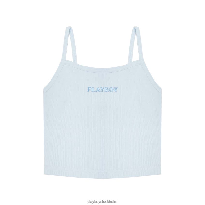 ribbad cami-topp Playboy kvinnor 62L66F980 isvatten Kläder
