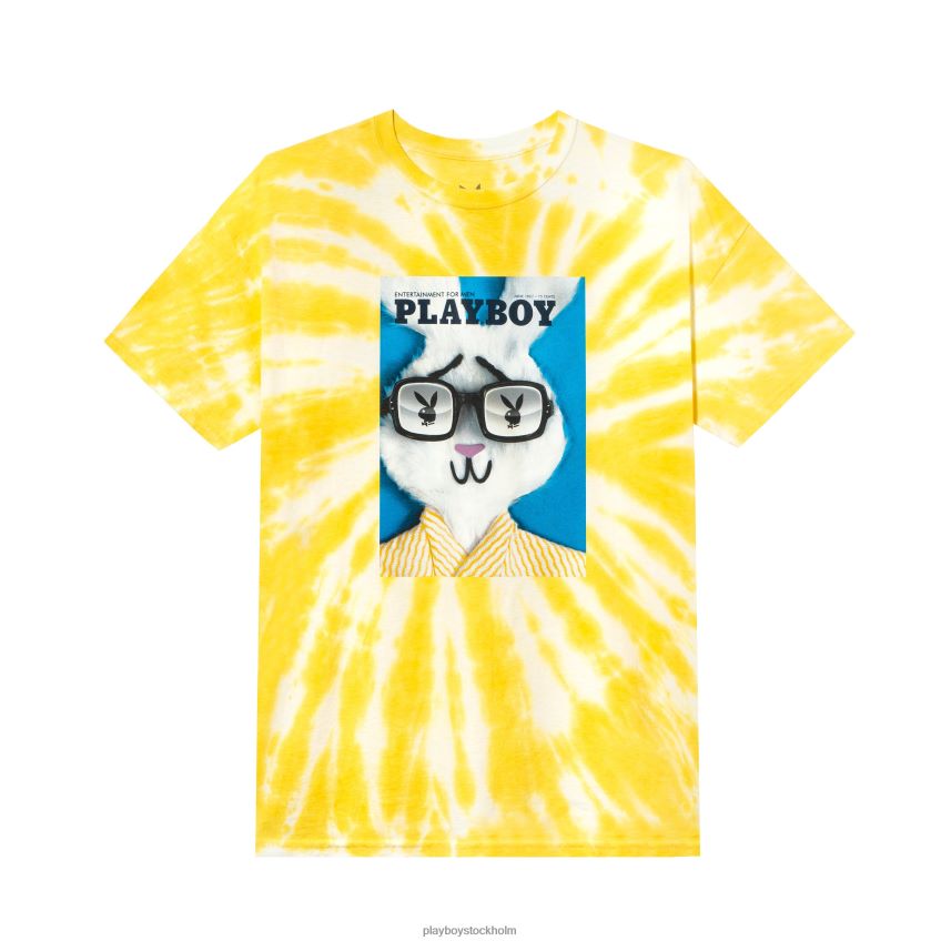 juni 1967 täcka tie-dye t-shirt Playboy män 62L66F229 original Kläder