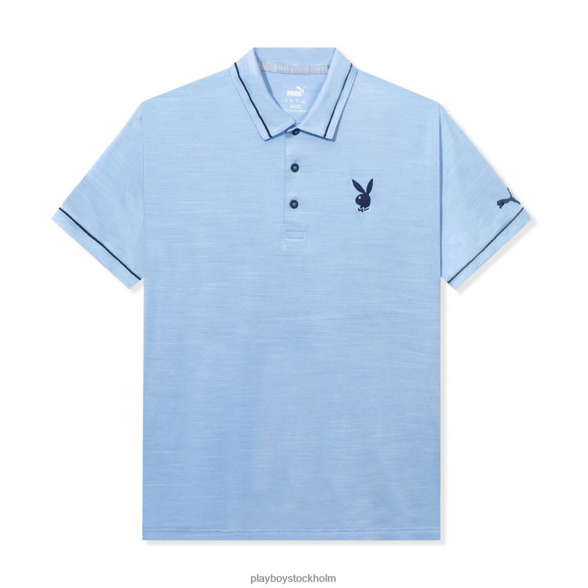 puma golf monarch performance polo Playboy män 62L66F214 blå Kläder