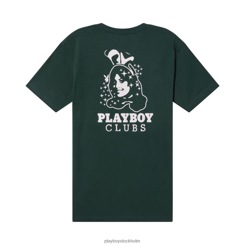 årsdagen kanin t-shirt Playboy män 62L66F276 grönt med rosa Kläder