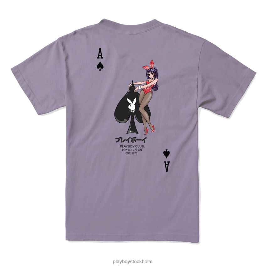 spader ess 2.0 t-shirt Playboy män 62L66F45 lavendel Kläder